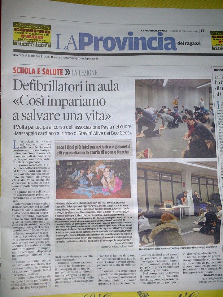 In aula si impara a salvare una vita